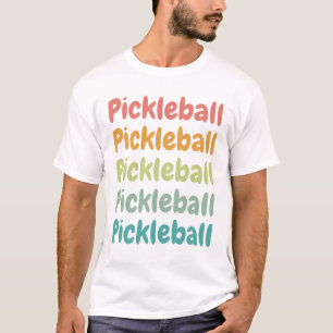 Pickleball Retro Pickleball Player T-Shirt