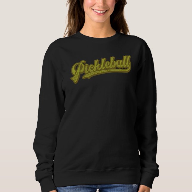 Pickleball Retro Style Sweatshirt (Front)