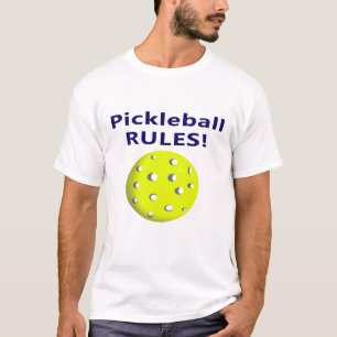 pickleball rules blue text version T-Shirt