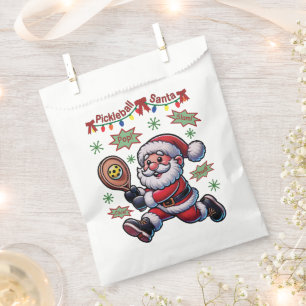 Pickleball Santa Claus Christmas Favour Bags