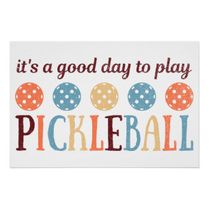Pickleball Saying Funny Quote Poster