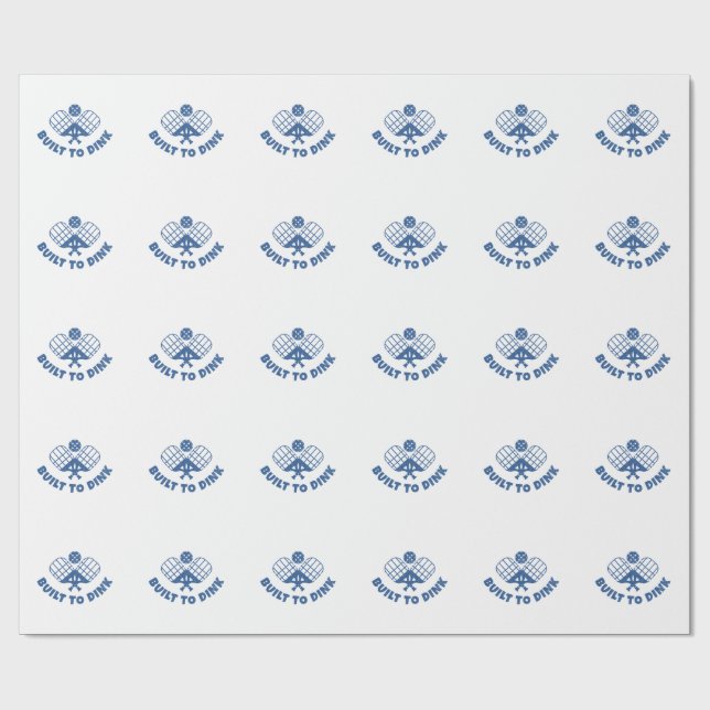 Pickleball Saying Funny Wrapping Paper (Flat)