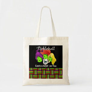 Pickleball Sister Witches Halloween Tote Bag