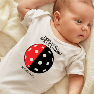 Pickleball skills loading.... baby bodysuit