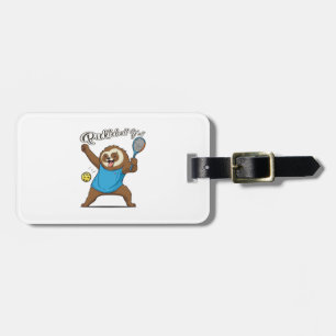 Pickleball Sloth T- Pickleball Y'all Luggage Tag
