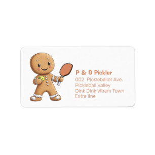 Pickleball🎅 Smashmas address or return Label