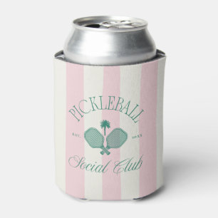 Pickleball Social Club Old Money Aesthetic Paddle Can Cooler