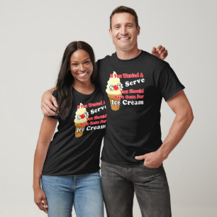 Pickleball Soft Serve? Go for Ice Cream Instead T-Shirt