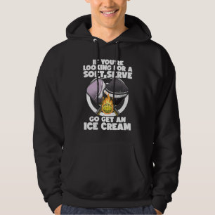 Pickleball Soft Serve  Pickleballer Lucky Pickleba Hoodie