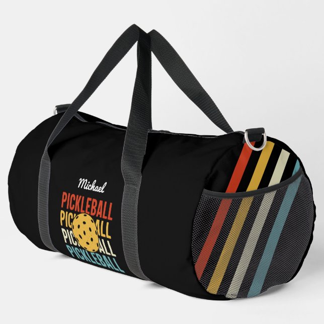 Pickleball Sport  Duffle Bag (Right Corner)
