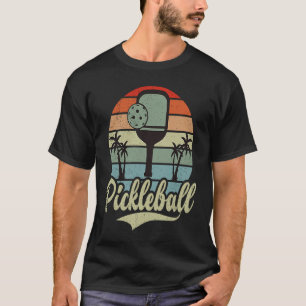 Pickleball Sport Saying Retro Vintage Men's Pickle T-Shirt