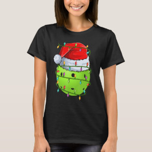 Pickleball Sports  Xmas Lights Pickleball Christma T-Shirt