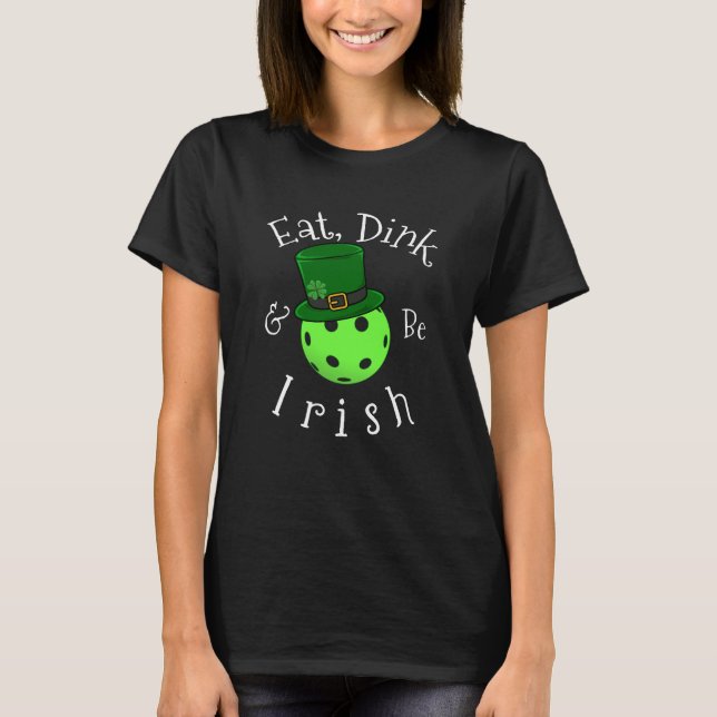 Pickleball St Patricks Day T-Shirt (Front)