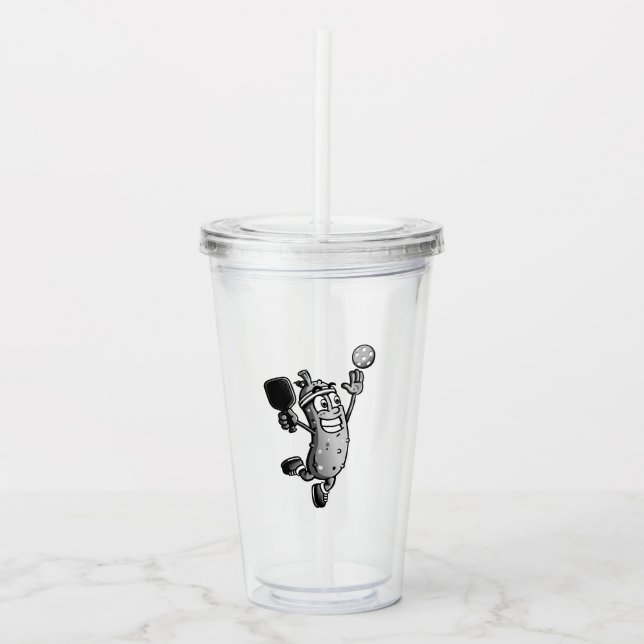 Pickleball Star Acrylic Tumbler (Front)