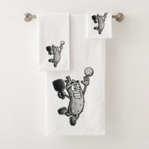 Pickleball Star Bath Towel Set