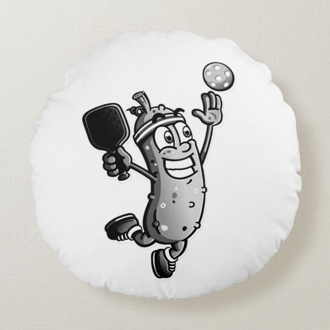 Pickleball Star Round Cushion (Front)