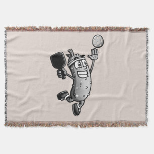 Pickleball Star Throw Blanket