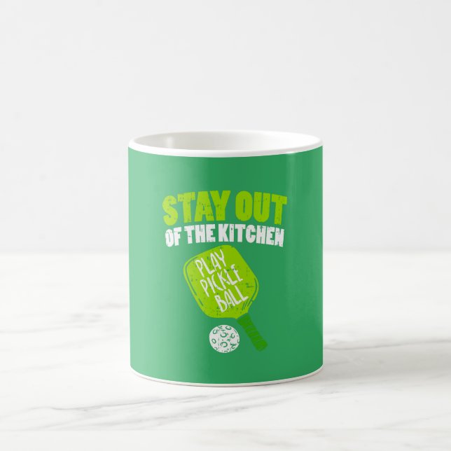 Pickleball - Stay Out Of The Kitchen Coffee Mug (Center)