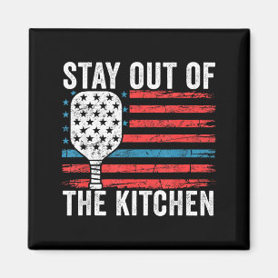 Pickleball stay out of the kitchen funny rule quot magnet