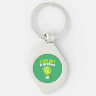 Pickleball - Stay Out Of The Kitchen Key Ring