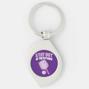 Pickleball - Stay Out Of The Kitchen Key Ring