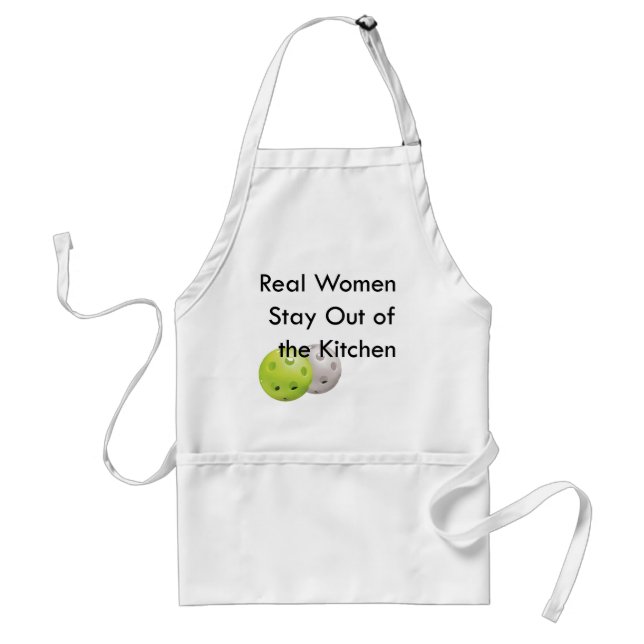 Pickleball -- stay out of the kitchen! standard apron (Front)