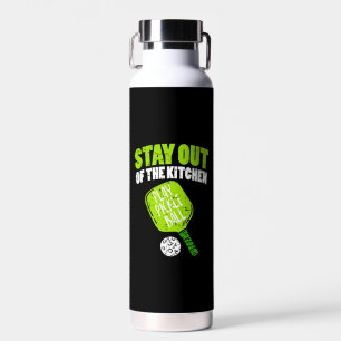 Pickleball - Stay Out Of The Kitchen Water Bottle
