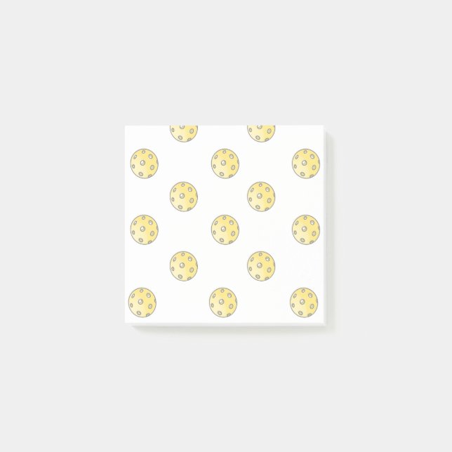 Pickleball Sticky-Note or Post-it Notepad  (Front)