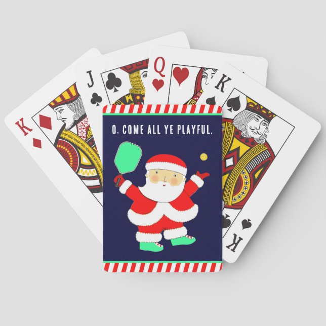 Pickleball Stocking Stuffers Playing Cards (Back)