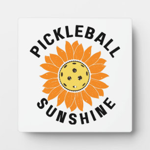 Pickleball sunshine plaque