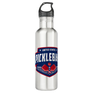 Pickleball Support the Team Pickleball Player USA  710 Ml Water Bottle