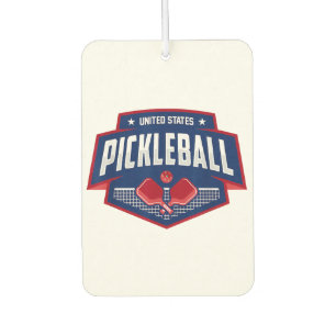 Pickleball Support the Team Pickleball Player USA  Car Air Freshener