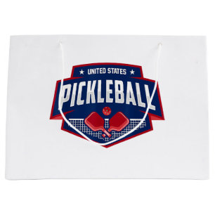 Pickleball Support the Team Pickleball Player USA  Large Gift Bag