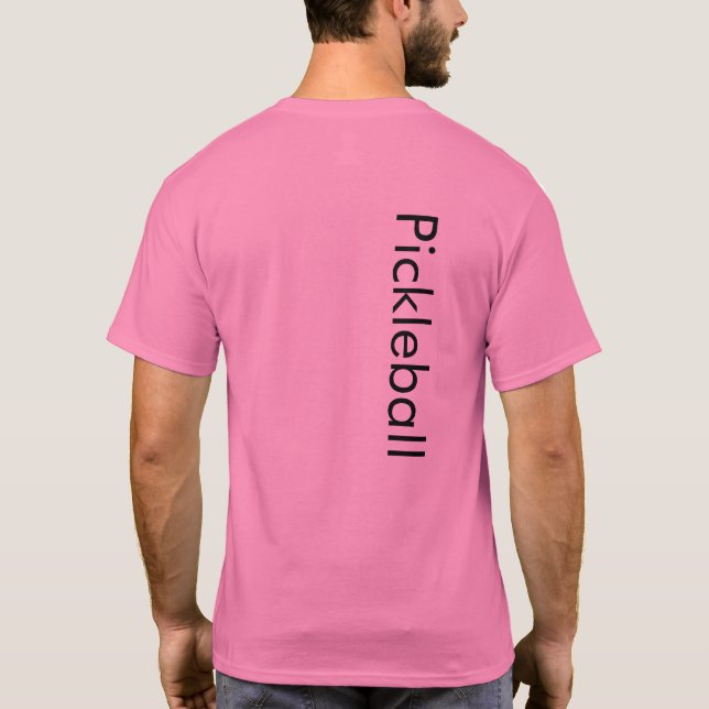 Pickleball T-Shirt Pink (Back)