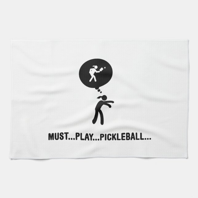 Pickleball Tea Towel (Horizontal)