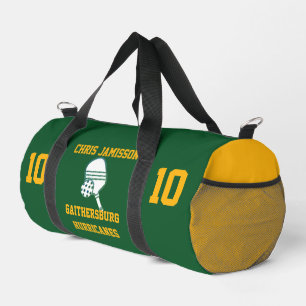 Pickleball Team, Coach or Player Green Personalise Duffle Bag
