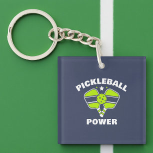 Pickleball Team Custom Key Ring