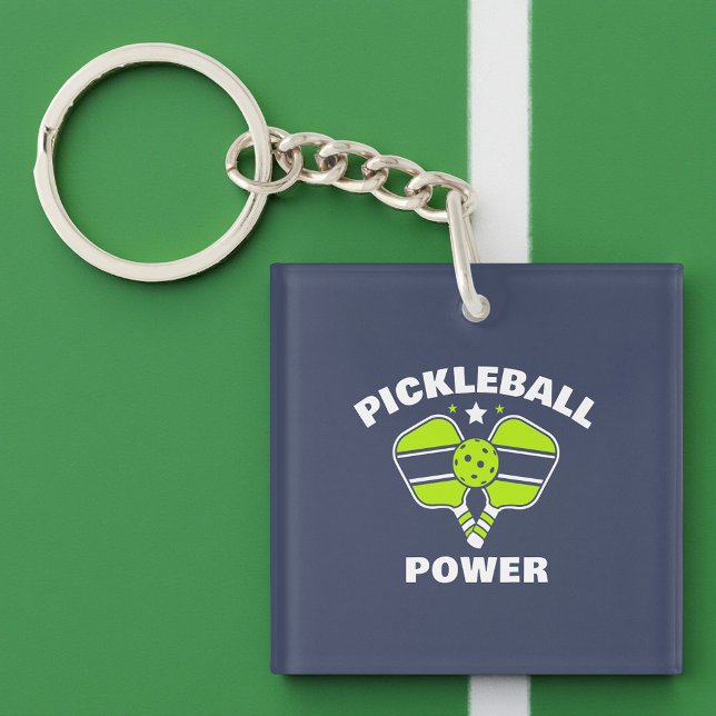 Pickleball Team Custom  Key Ring (Creator Uploaded)