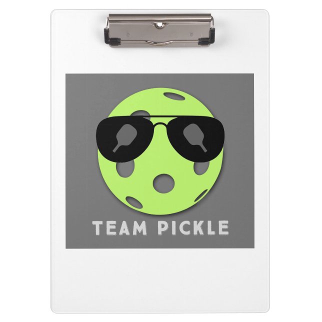 Pickleball "Team Pickle" clipboard (Front)
