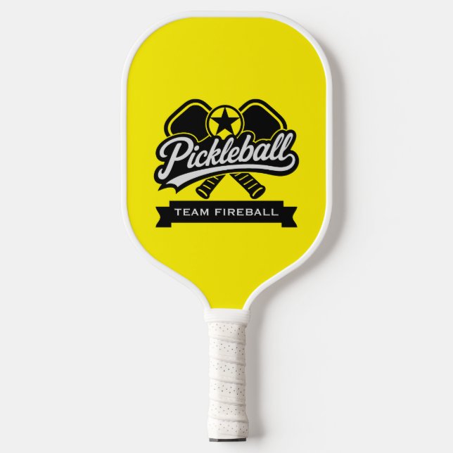 Pickleball Team Player Paddle (Front)