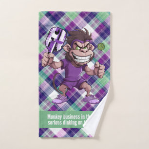 Pickleball The Funky Dinker Hand Towel