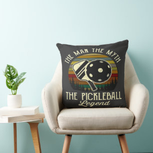 Pickleball- The Man, The Myth, The Legend Cushion