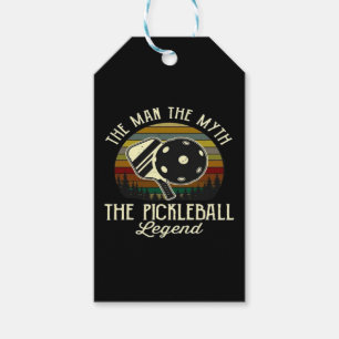 Pickleball- The Man, The Myth, The Legend Gift Tags
