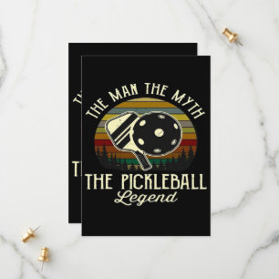 Pickleball- The Man, The Myth, The Legend Save The Date