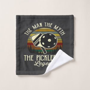 Pickleball- The Man, The Myth, The Legend Wash Cloth