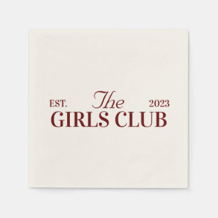 Pickleball themed party napkin