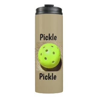 Pickleball thermal tumbler