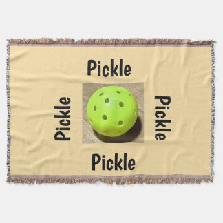 Pickleball throw blanket