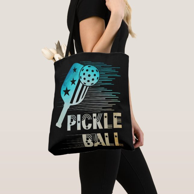 Pickleball Tote Bag (Close Up)