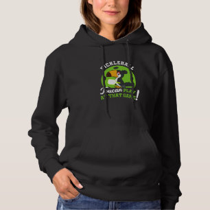 Pickleball Toucan Play At That Game Paddle Racket Hoodie